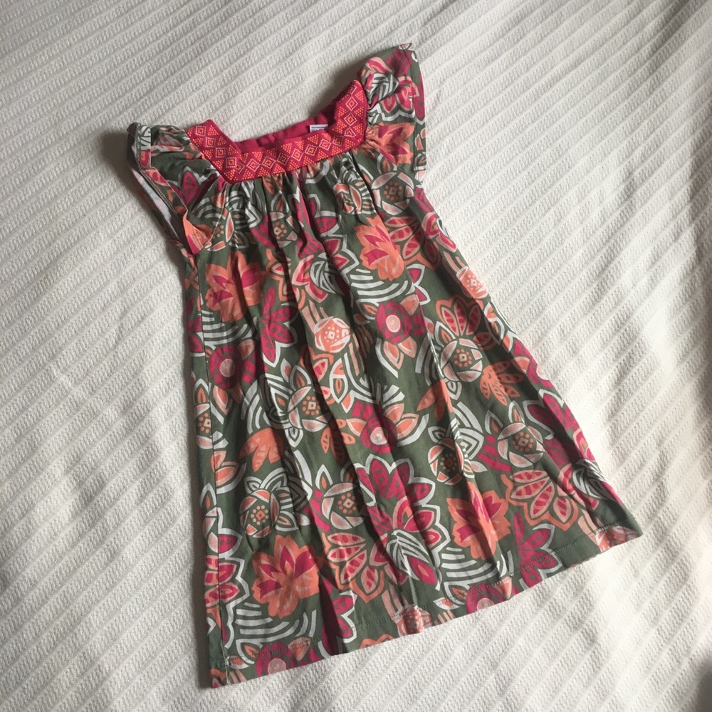 Tea Collection Patterned Cotton Dress